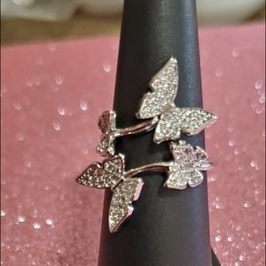 COPY - Silver butterfly ring